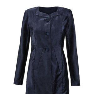 CAbi Entrance Coat, Navy Velvet Size L